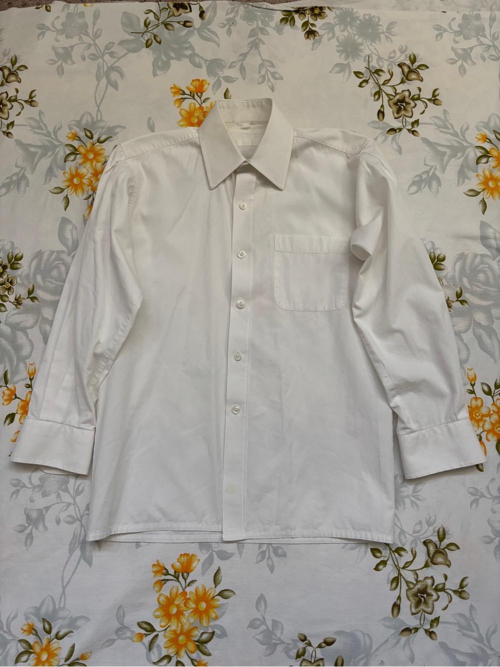 Emme Uno Size S White Button Down Shirt